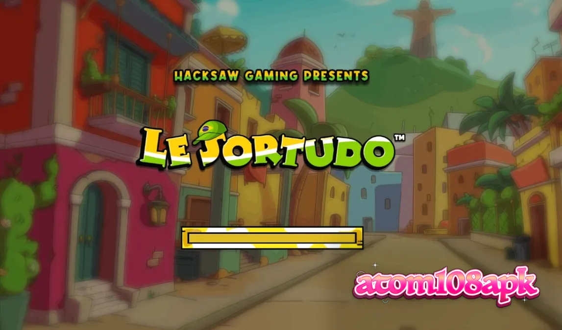Le Sortudo slot game featuring Smokey the raccoon in a Brazilian street setting.